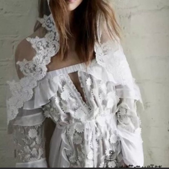For Love & Lemons Off Shoulder Tunic Dress - Picture 3 of 4